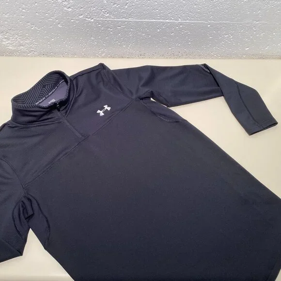 Under Armour Men's Compression Cold Gear Fleece Pullover - Picture 3 of 6